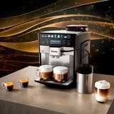 Siemens EQ.6 plus s700 Automatica Macchina per espresso 1,7 L accaio/Nero, Macchina per espresso, 1,7 L, Chicchi di caffè, Macinatore integrato, 1500 W, Nero, Acciaio inossidabile