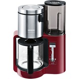 Siemens TC86304 macchina per caffè Macchina da caffè con filtro 1,25 L, Macchina fa filtro rosso/Nero, Macchina da caffè con filtro, 1,25 L, 1160 W, Nero, Rosso, Argento