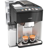 Siemens TQ507D03 macchina per caffè Automatica Macchina da caffè combi 1,7 L, Macchina automatica Nero/in acciaio inox, Macchina da caffè combi, 1,7 L, Chicchi di caffè, Macinatore integrato, 1500 W, Nero, Acciaio inossidabile