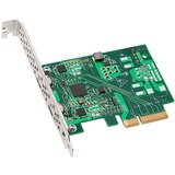 Sonnet BRD-UPGRTB3-SE2 scheda di interfaccia e adattatore Interno Thunderbolt 3 PCIe, Thunderbolt 3, Verde, Argento, 40 Gbit/s, 1,75 Gbit/s, 0 - 35 °C