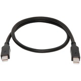 Sonnet TCB-TB-1M Cavo Thunderbolt 10 Gbit/s Nero Nero, Maschio, Maschio, 1 m, Nero, 10 Gbit/s, 1 pz