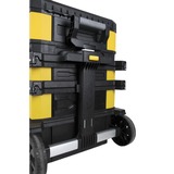 Stanley 1-95-621 Cassetta degli attrezzi Nero, Giallo, Carrelli per attrezzi giallo/Nero, Nero, Giallo, 568 mm, 730 mm, 2389 mm