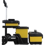 Stanley 1-95-621 Cassetta degli attrezzi Nero, Giallo, Carrelli per attrezzi giallo/Nero, Nero, Giallo, 568 mm, 730 mm, 2389 mm