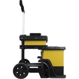 Stanley 1-95-621 Cassetta degli attrezzi Nero, Giallo, Carrelli per attrezzi giallo/Nero, Nero, Giallo, 568 mm, 730 mm, 2389 mm