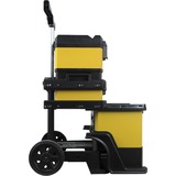 Stanley 1-95-621 Cassetta degli attrezzi Nero, Giallo, Carrelli per attrezzi giallo/Nero, Nero, Giallo, 568 mm, 730 mm, 2389 mm