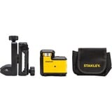 Stanley SLL360 Livella lineare 25 m, Attraversare la linea laser Nero/Giallo, 25 m, 0,4 mm/m, Verde, Livella lineare, Nero, Giallo, Batteria