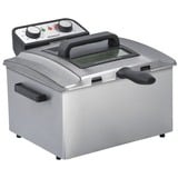 Steba DF 300 Doppia 5 L 3000 W Acciaio inossidabile, Friggitrice accaio, 5 L, 1,5 kg, 5 L, 190 °C, Doppia, Acciaio inossidabile