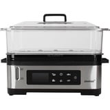 Steba DG 2 pentola a vapore 2 cestello/i Libera installazione 1200 W Nero, Acciaio inossidabile, Vaporiera accaio/Nero, 2 cestello/i, Nero, Acciaio inossidabile, Libera installazione, Touch, Frontale, Acciaio inossidabile
