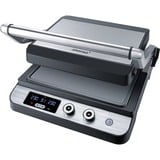 Steba FG 120 Griglie di contatto, Come contattare con grill argento, Nero, Acciaio inossidabile, Acciaio inossidabile, Da tavolo, 27 x 24 mm, LED, 370 mm
