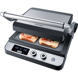 Steba FG 120 Griglie di contatto, Come contattare con grill argento, Nero, Acciaio inossidabile, Acciaio inossidabile, Da tavolo, 27 x 24 mm, LED, 370 mm