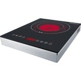Steba HK 30 Nero, Acciaio inossidabile Superficie piana Ceramica 1 Fornello(i), Piastra riscaldante Nero/Argento, Nero, Acciaio inossidabile, Superficie piana, Ceramica, Vetro-ceramica, 1 Fornello(i), 1 Fornello(i)