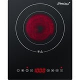Steba HK 30 Nero, Acciaio inossidabile Superficie piana Ceramica 1 Fornello(i), Piastra riscaldante Nero/Argento, Nero, Acciaio inossidabile, Superficie piana, Ceramica, Vetro-ceramica, 1 Fornello(i), 1 Fornello(i)