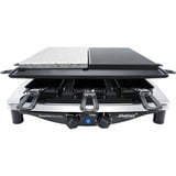 Steba RC 4 Plus Deluxe Chrome Nero, Raclette accaio/Nero, 370 mm, 390 mm, 140 mm, 8 kg