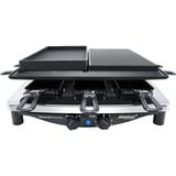 Steba RC 4 Plus Deluxe Chrome Nero, Raclette accaio/Nero, 370 mm, 390 mm, 140 mm, 8 kg