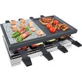 Steba RC 88 8 persona(e) 1200 W, Raclette accaio/Nero, 1200 W, 140 mm, 240 mm, 405 mm, 6,5 kg