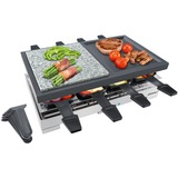 Steba RC 88 8 persona(e) 1200 W, Raclette accaio/Nero, 1200 W, 140 mm, 240 mm, 405 mm, 6,5 kg