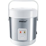 Steba RK 4 M, Cuociriso accaio/Bianco