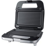 Steba SG 65 tostiera 750 W Grigio, Acciaio inossidabile, Creatore del panino argento/grigio, 750 W, 230 V, 50 Hz, 240 mm, 240 mm, 110 mm