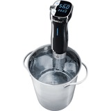 Steba SV 50 20 L 800 W Nero, Acciaio inossidabile, Sous-Vide Garer  accaio/Nero, 800 W, 220-240 V, 50/60 Hz, Manopola, Nero, Acciaio inossidabile, Acciaio inossidabile