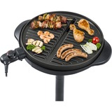 Steba VG 250 Grill Kettle Elettrico Nero, Argento 1800 W Nero, 1800 W, Grill, Elettrico, 40 cm, Kettle, Piastra