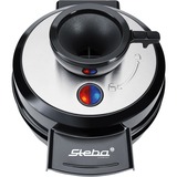 Steba WE 20 VOLCANO (black) 4waffle 700W Nero piastra per waffle Nero/Argento, 210 mm, 270 mm, 155 mm, 1,9 kg, 700 W