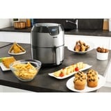 Tefal Easy Fry EY401D Singolo 4,2 L Indipendente 1500 W Friggitrice ad aria calda Nero, Acciaio inox accaio/Nero, Friggitrice ad aria calda, 4,2 L, 1,2 kg, 80 °C, 200 °C, 6 persona(e)