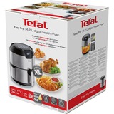 Tefal Easy Fry EY401D friggitrice Singolo 4,2 L Indipendente 1500 W Friggitrice ad aria calda Nero, Acciaio inossidabile accaio/Nero, Friggitrice ad aria calda, 4,2 L, 1,2 kg, 80 °C, 200 °C, 6 persona(e)