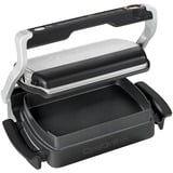 Tefal GC7148 Griglia di contatto, Come contattare con grill Nero, Nero, Acciaio inossidabile, Rettangolare, Griglia, 300 x 200 mm, Alluminio
