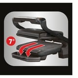 Tefal GC7148 Griglia di contatto, Come contattare con grill Nero, Nero, Acciaio inossidabile, Rettangolare, Griglia, 300 x 200 mm, Alluminio