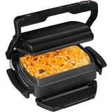 Tefal GC7148 Griglia di contatto, Come contattare con grill Nero, Nero, Acciaio inossidabile, Rettangolare, Griglia, 300 x 200 mm, Alluminio