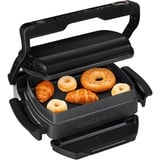 Tefal GC7148 Griglia di contatto, Come contattare con grill Nero, Nero, Acciaio inossidabile, Rettangolare, Griglia, 300 x 200 mm, Alluminio