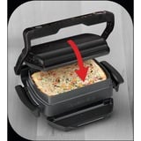 Tefal GC7148 Griglia di contatto, Come contattare con grill Nero, Nero, Acciaio inossidabile, Rettangolare, Griglia, 300 x 200 mm, Alluminio