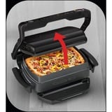 Tefal GC7148 Griglia di contatto, Come contattare con grill Nero, Nero, Acciaio inossidabile, Rettangolare, Griglia, 300 x 200 mm, Alluminio