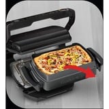 Tefal GC7148 Griglia di contatto, Come contattare con grill Nero, Nero, Acciaio inossidabile, Rettangolare, Griglia, 300 x 200 mm, Alluminio