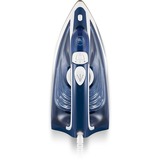 Tefal Maestro 2 FV1845+47+48, Ferro da stiro blu/Bianco, Ferro da stiro a secco e a vapore, Ceramica, 1,95 m, 115 g/min, Blu, 35 g/min