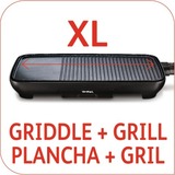 Tefal Malaga TG3918 Grill Da tavolo Elettrico Nero 1960 W Nero, 1960 W, Grill, Elettrico, 1300 cm², Da tavolo, Piastra