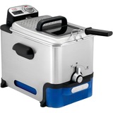Tefal Oleoclean Pro Inox & Design FR8040 Singolo 3,5 L 2300 W Nero, Acciaio inossidabile, Friggitrice accaio/Nero, 3,5 L, 1,2 kg, Singolo, Nero, Acciaio inossidabile, 2300 W, 348 mm
