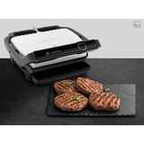 Tefal OptiGrill Elite GC750D30 Griglia di contatto argento/Nero, Nero, Acciaio inossidabile, Plastica, Rettangolare, Touch, 600 cm², 300 x 200 mm