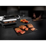 Tefal OptiGrill Elite GC750D30 Griglia di contatto argento/Nero, Nero, Acciaio inossidabile, Plastica, Rettangolare, Touch, 600 cm², 300 x 200 mm