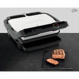 Tefal OptiGrill Elite GC750D30 Griglia di contatto argento/Nero, Nero, Acciaio inossidabile, Plastica, Rettangolare, Touch, 600 cm², 300 x 200 mm