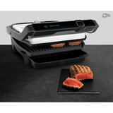 Tefal OptiGrill Elite GC750D30 Griglia di contatto argento/Nero, Nero, Acciaio inossidabile, Plastica, Rettangolare, Touch, 600 cm², 300 x 200 mm