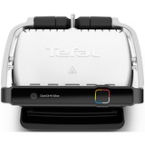 Tefal OptiGrill Elite GC750D30 Griglia di contatto argento/Nero, Nero, Acciaio inossidabile, Plastica, Rettangolare, Touch, 600 cm², 300 x 200 mm