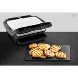 Tefal OptiGrill Elite GC750D30 Griglia di contatto, Come contattare con grill argento/Nero, Nero, Acciaio inossidabile, Plastica, Rettangolare, Touch, 600 cm², 300 x 200 mm