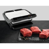 Tefal OptiGrill Elite GC750D30 Griglia di contatto, Come contattare con grill argento/Nero, Nero, Acciaio inossidabile, Plastica, Rettangolare, Touch, 600 cm², 300 x 200 mm