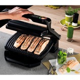 Tefal OptiGrill+ Griglie di contatto argento/Nero, Argento, Rettangolare, Sensore, Griglia, 600 cm², 300 x 200 mm