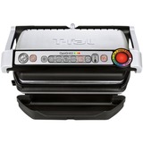 Tefal OptiGrill+ Griglie di contatto argento/Nero, Argento, Rettangolare, Sensore, Griglia, 600 cm², 300 x 200 mm