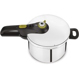 Tefal P2530738 pentola a pressione per piano cottura 6 L Nero, Acciaio inossidabile accaio/Nero, 6 L, Ceramica, Gas, Alogena, Induzione, Piastra sigillata, Nero, Acciaio inossidabile, 22 cm, Acciaio inossidabile, 6 persona(e)