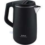 Tefal Safe to Touch bollitore elettrico Nero/Argento