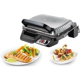 Tefal Ultra Compact 600 Comfort GC3060, Come contattare con grill accaio/Nero, Nero, Acciaio inossidabile, Rettangolare, Alluminio, 2000 W, 210 mm, 383 mm