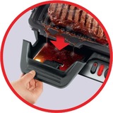 Tefal Ultra Compact 600 Comfort GC3060, Come contattare con grill accaio/Nero, Nero, Acciaio inossidabile, Rettangolare, Alluminio, 2000 W, 210 mm, 383 mm